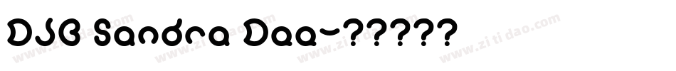 DJB Sandra Dee字体转换